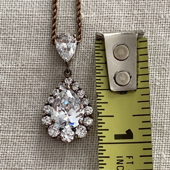 Stauer 925 Clear Pendant Necklace - Picture 8 of 13